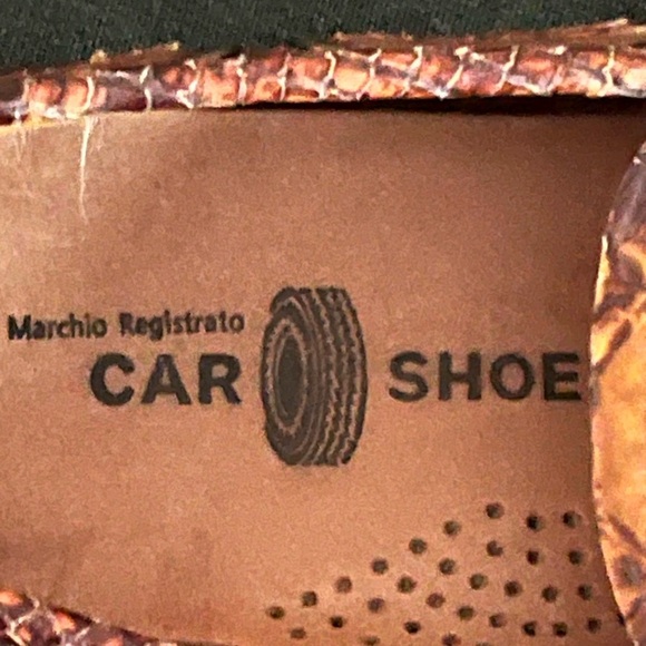 The Original Car Shoe Company Handmade Italian Snakeskin Loafers/Car Shoes - Picture 8 of 9
